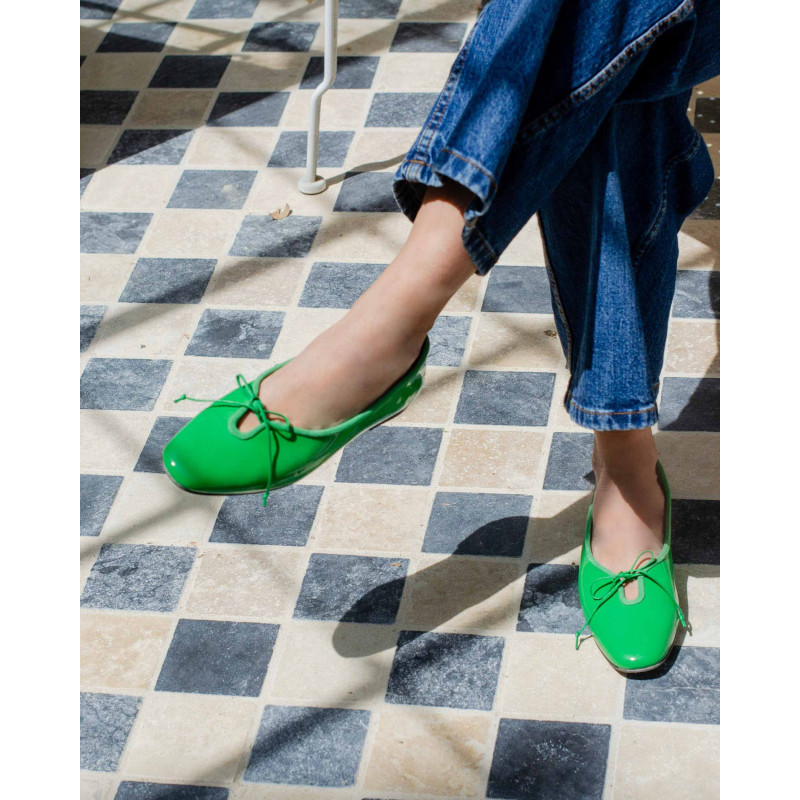 Ballerines Aspen Menthe portée 1