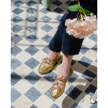 Ballerines Burano Dorée