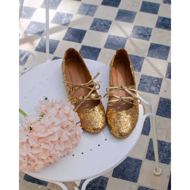 Ballerines Burano Dorée
