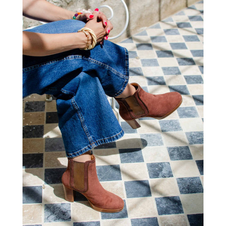 Bottines Cordoba Marron
