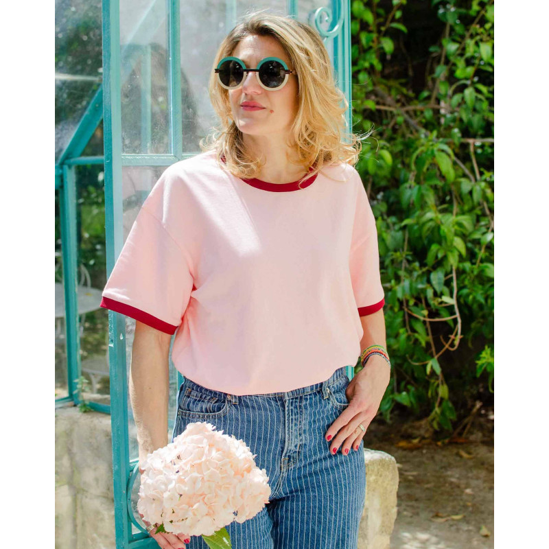 T-shirt Hélios Rose pastel