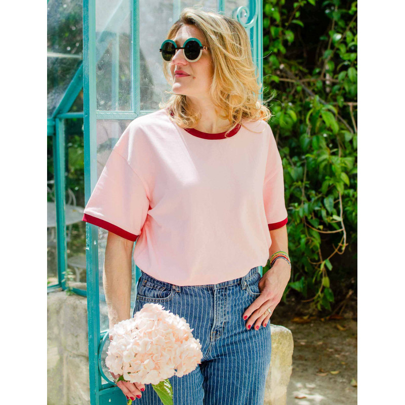 T-shirt Hélios Rose pastel