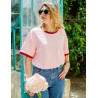T-shirt Hélios Rose pastel