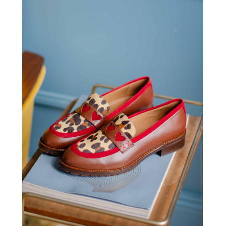 Mocassins Kyoto Léopard