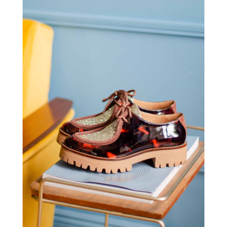 Derbies Dakota Ambrée