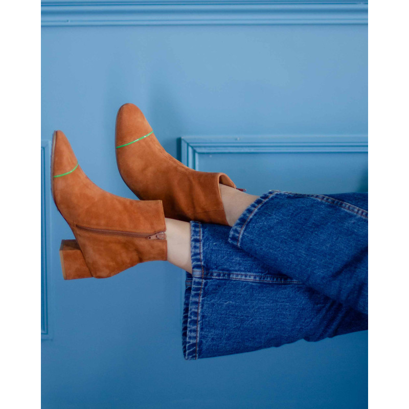 Bottines Paris Caramel