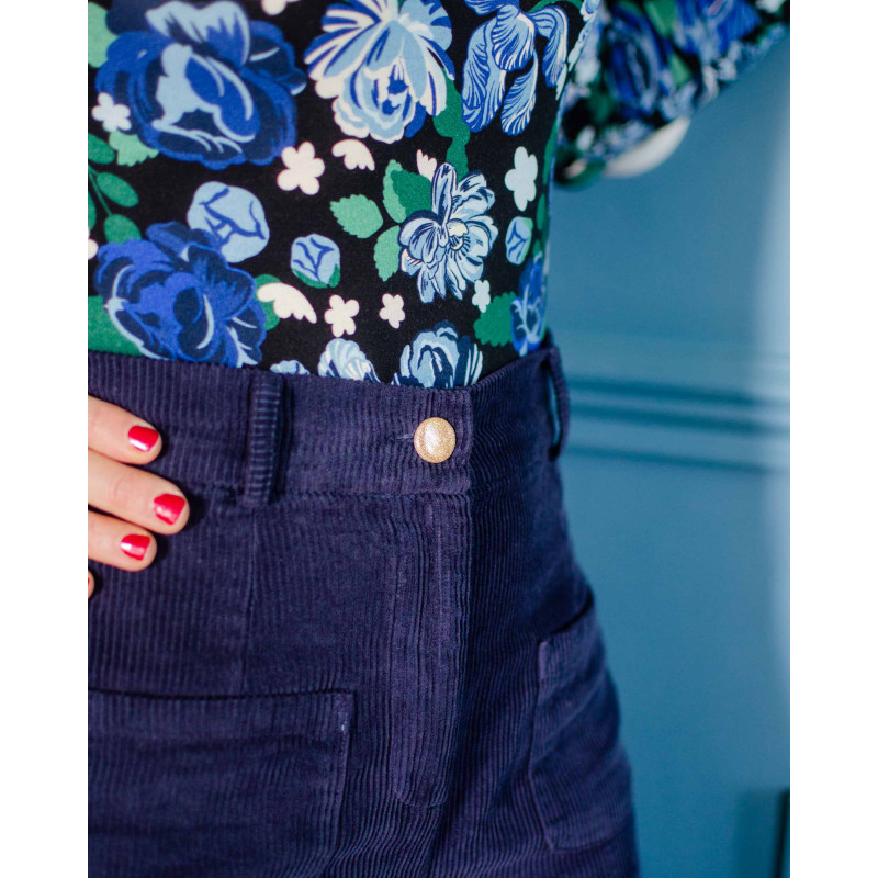Pantalon Artemis Bleu nuit