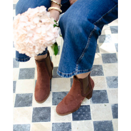 Bottines Cordoba Marron