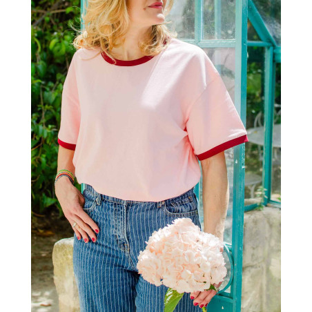 T-shirt Hélios Rose pastel