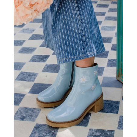 Bottines Alaska bleu ciel