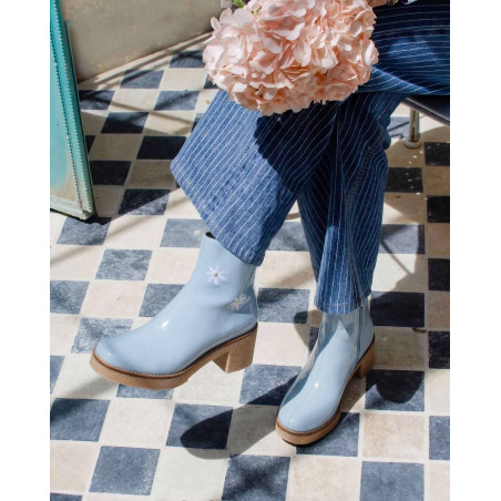 Bottines Alaska bleu ciel