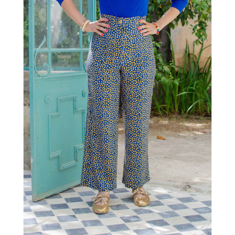 Pantalon Artemis Pois de face