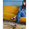 Derbies Dakota Ambrée look