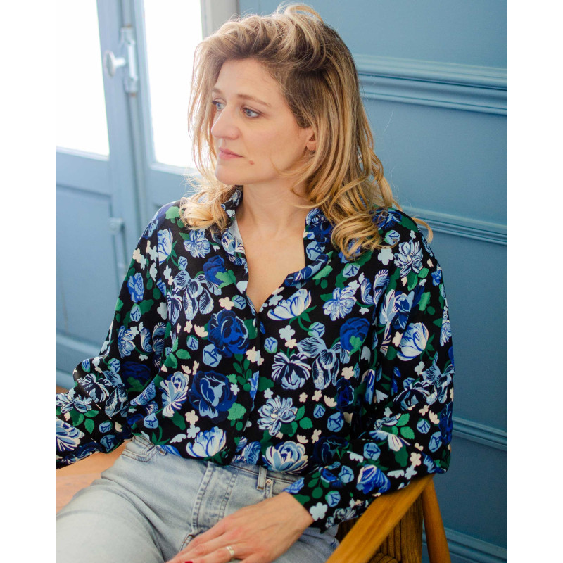 Chemise Athéna Jardin Secret latéral