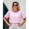 T-shirt Hélios Rose pastel LOOK 3