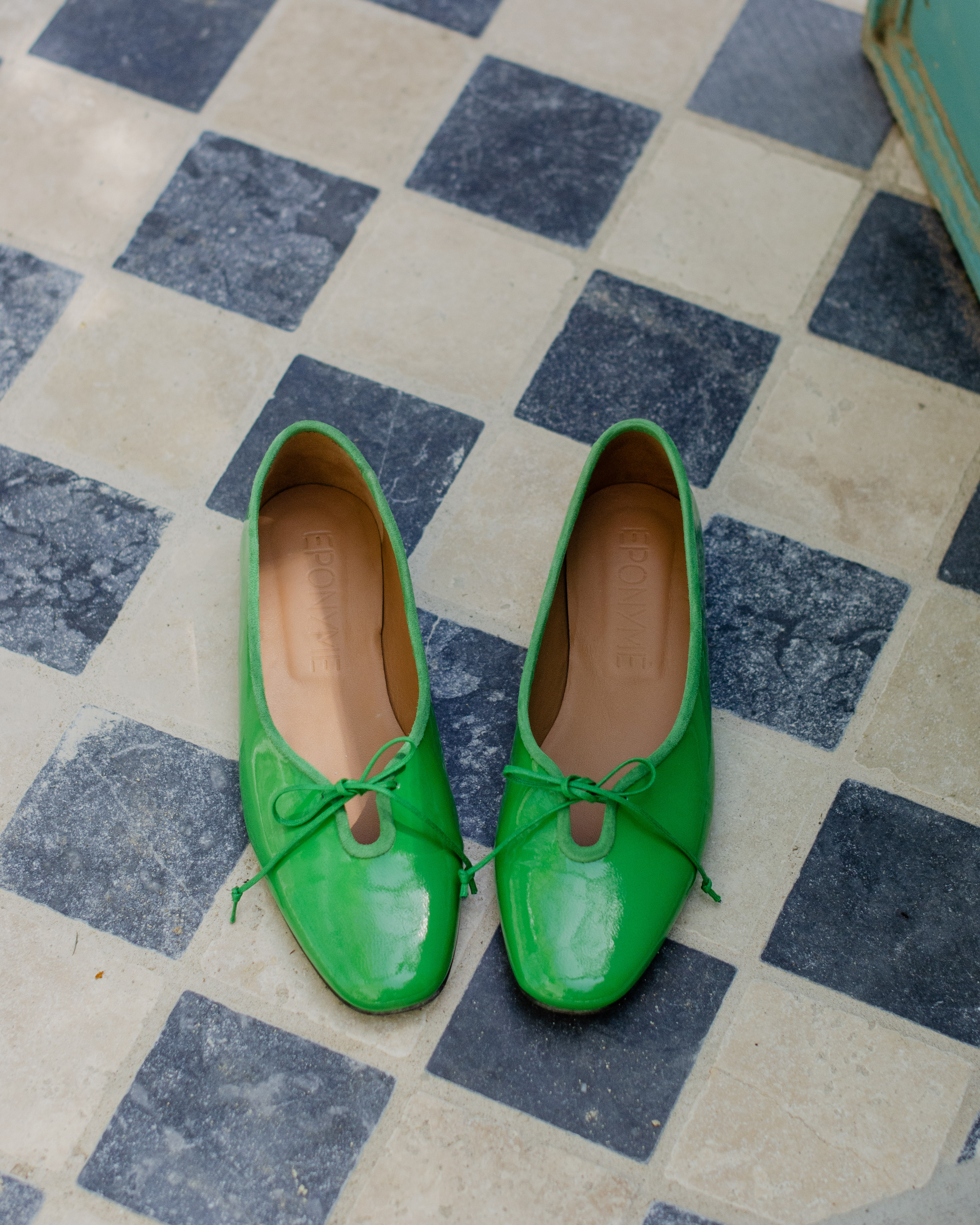 CuirVerni-Entretien-Ballerine-Verte